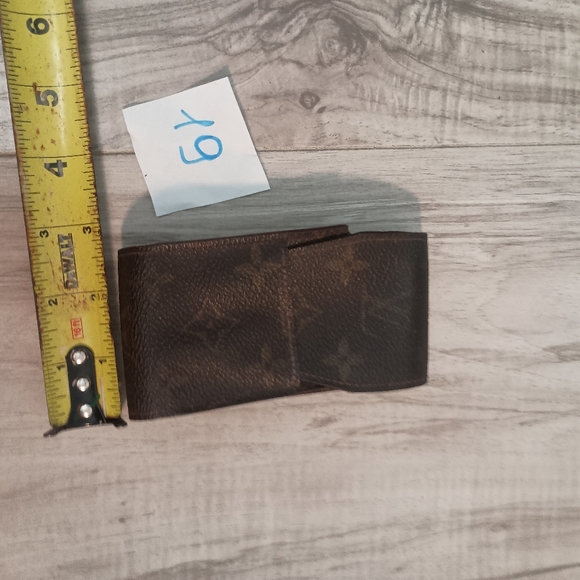 LOUIS VUITTON  Monogram Etui Cigarette case pouch MonogramCanvas Brown - Picture 7 of 8